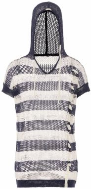 SANIKA Sveter  námornícka modrá / biela ako vlna