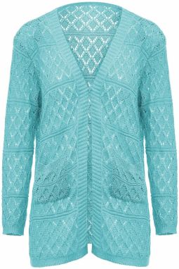 SANIKA Kardigán  tyrkysová