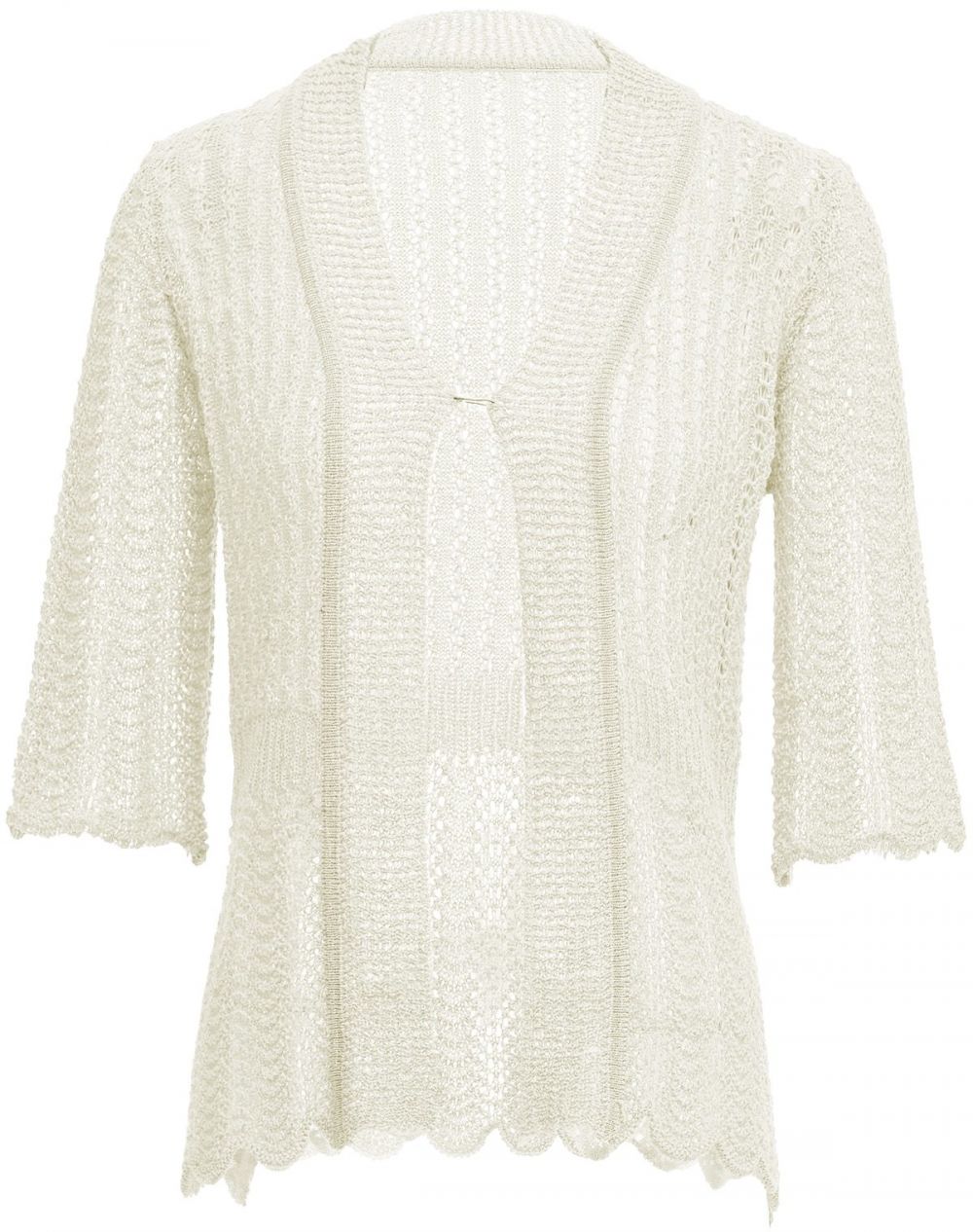 NAEMI Kardigán  biela ako vlna