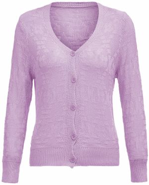 SANIKA Kardigán  levanduľová