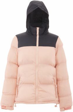 Libbi Zimná bunda  broskyňová / čierna