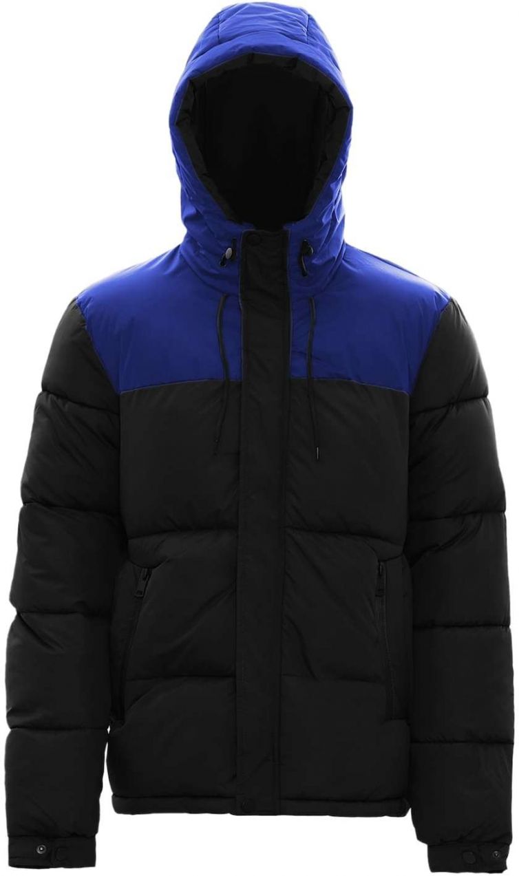 hoona Zimná bunda  kráľovská modrá / čierna