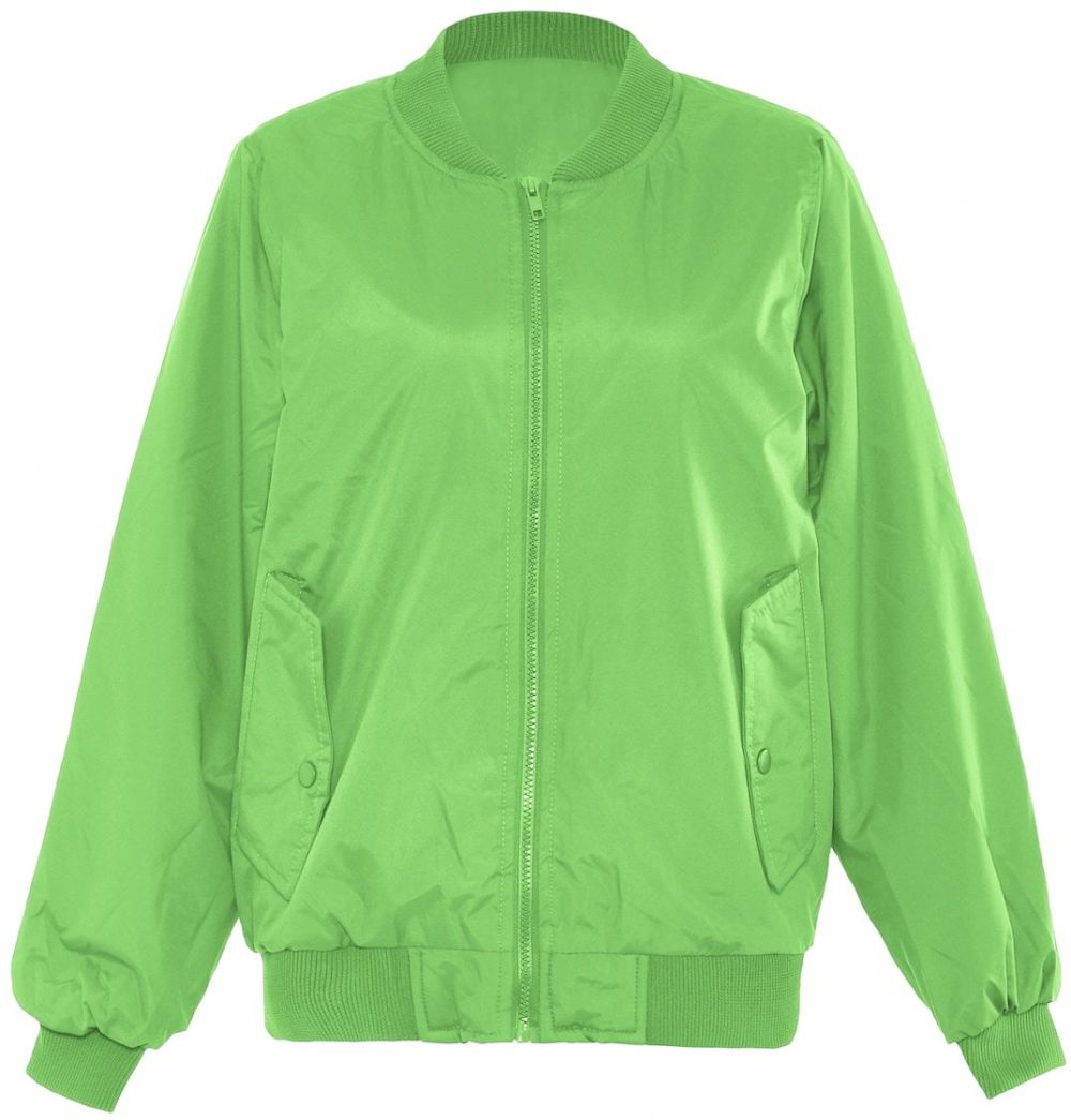 hoona Prechodná bunda  neónovo zelená