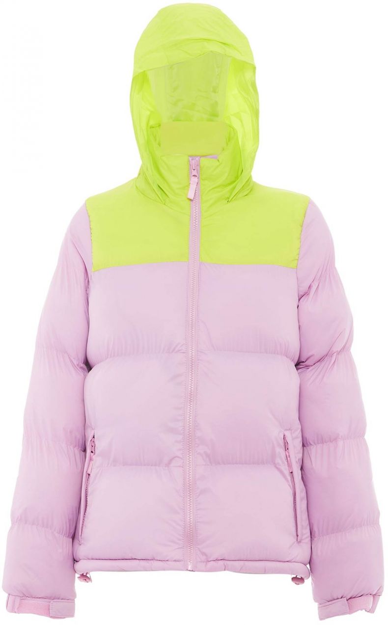 Libbi Zimná bunda  limetková / ružová