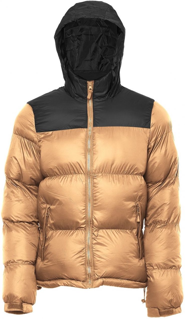 hoona Zimná bunda  svetlohnedá / čierna