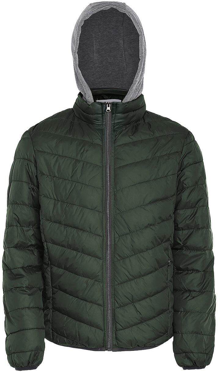 rovic Prechodná bunda  sivá / zelená