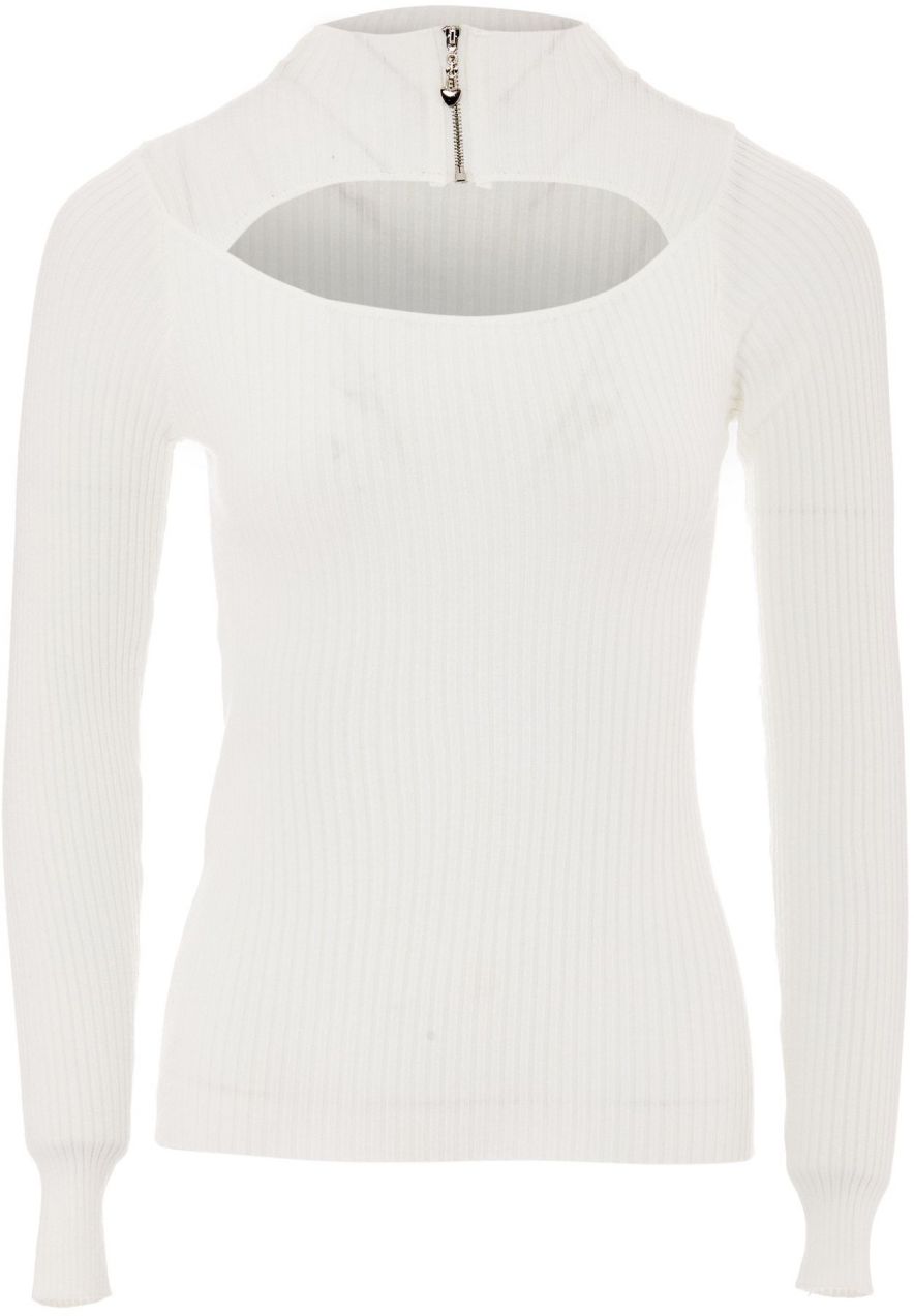 nascita Sveter  biela ako vlna