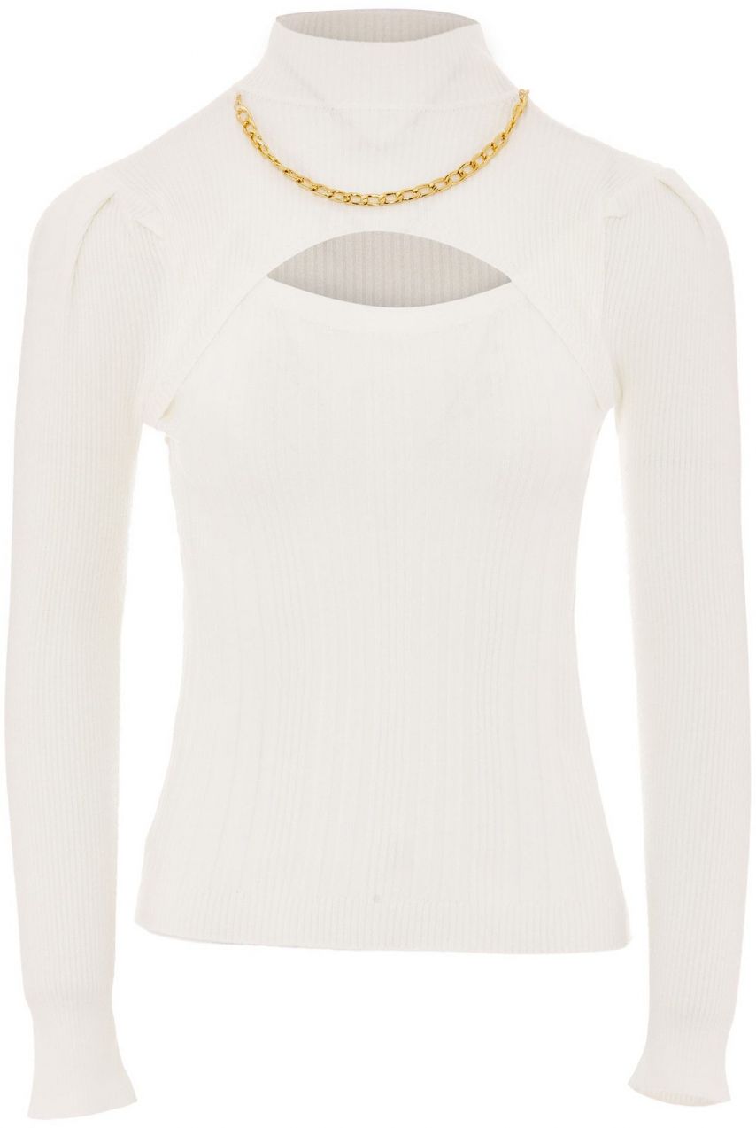 nascita Sveter  zlatá / biela