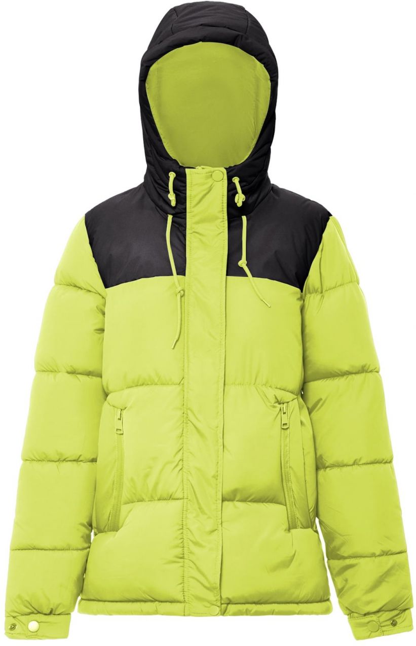 BOCOCA Zimná bunda  limetová / čierna