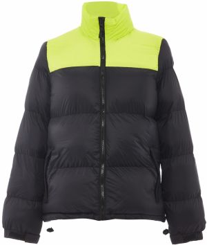 COSIMON Zimná bunda  limetová / čierna