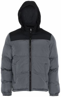 BRAELYN Zimná bunda  sivá / čierna