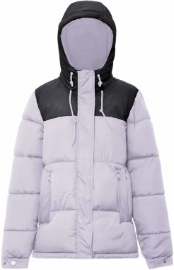 COSIMON Zimná bunda  levanduľová / čierna