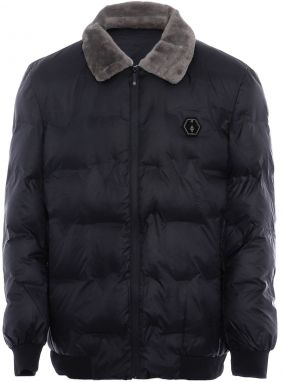 rovic Zimná bunda  sivá / čierna