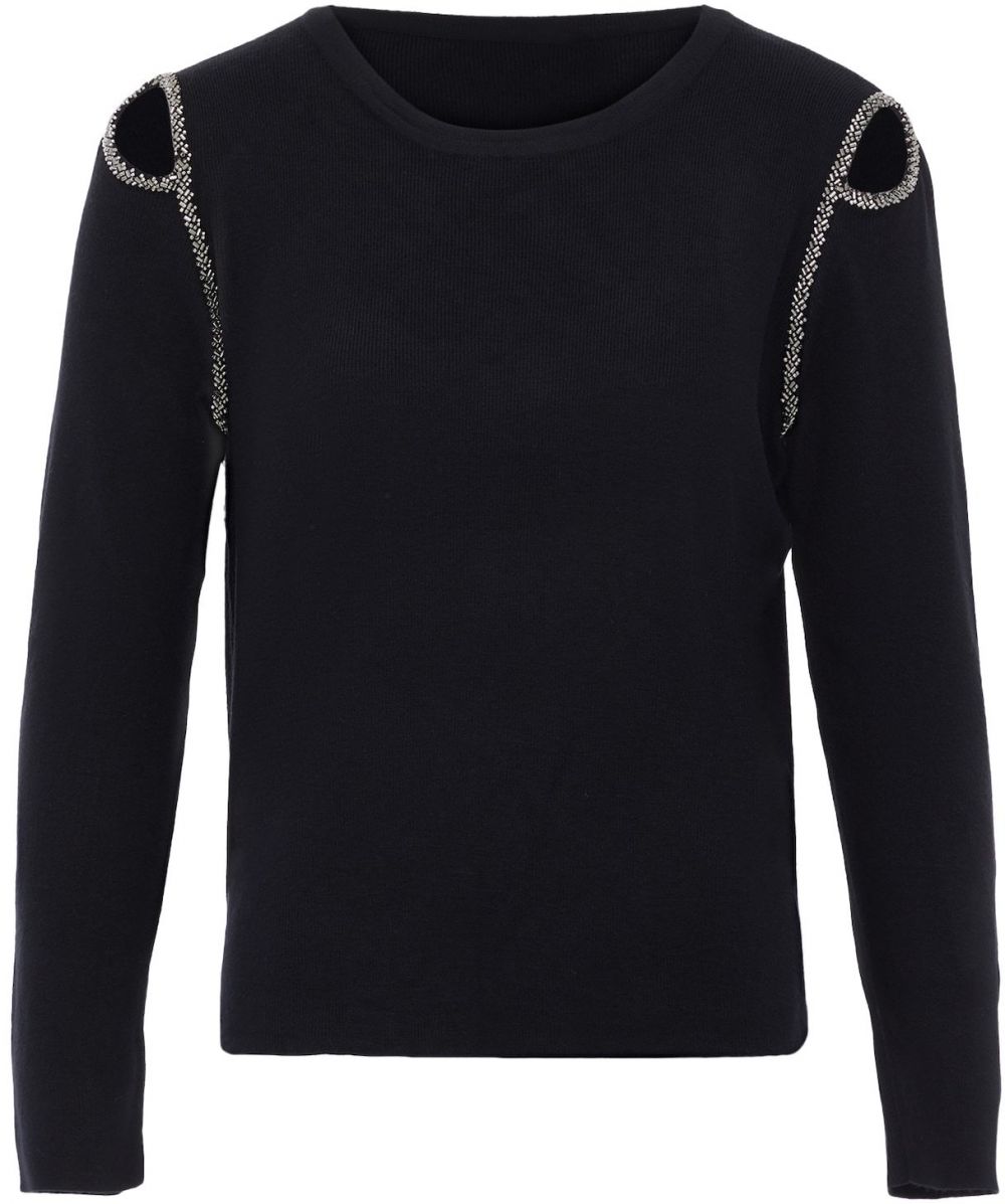 NAEMI Sveter  striebornosivá / čierna