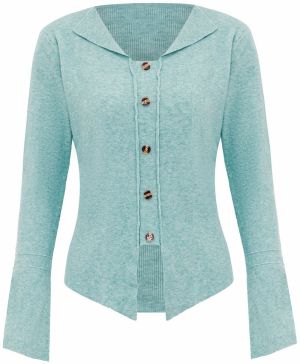 SANIKA Sveter  petrolejová