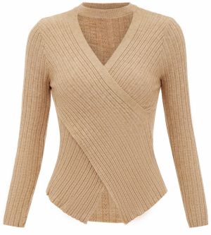 aleva Sveter  farba ťavej srsti