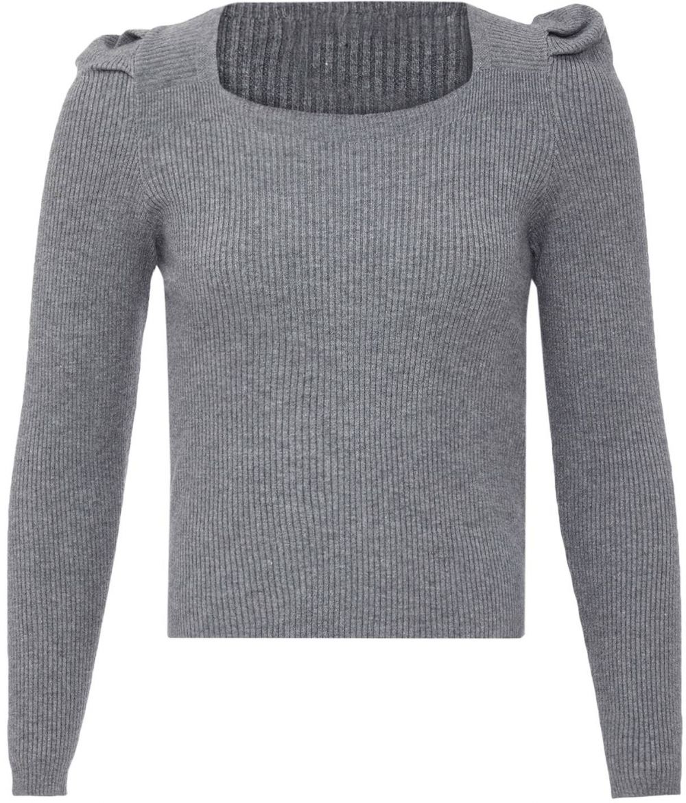 NALLY Sveter  sivá melírovaná