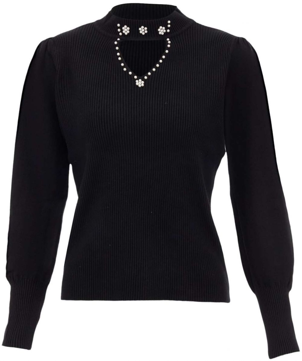 nascita Sveter  čierna / biela