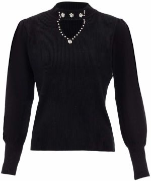 nascita Sveter  čierna / biela