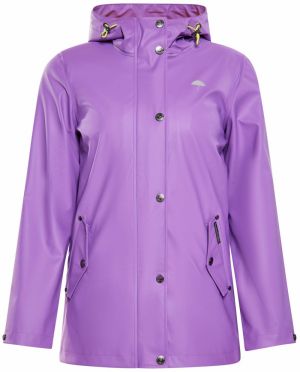 Schmuddelwedda Funkčná bunda  sivá / fialová