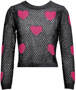 IMMY Sveter  tmavoružová / čierna