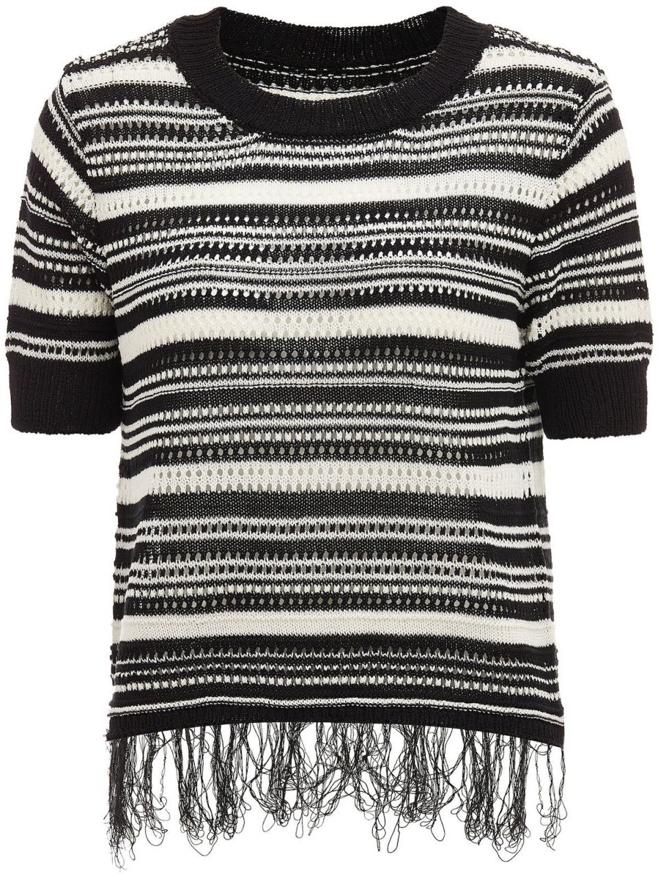 ESHA Sveter  čierna / biela ako vlna