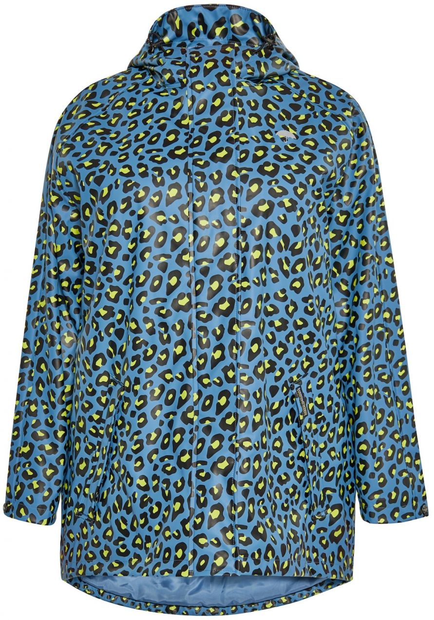 Schmuddelwedda Funkčná bunda  modrá / neónovo žltá / čierna