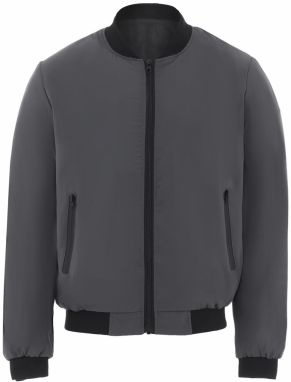 HOMEBASE Prechodná bunda  tmavosivá / čierna