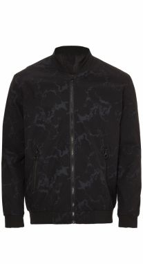 COSIMON Prechodná bunda  tmavosivá / čierna