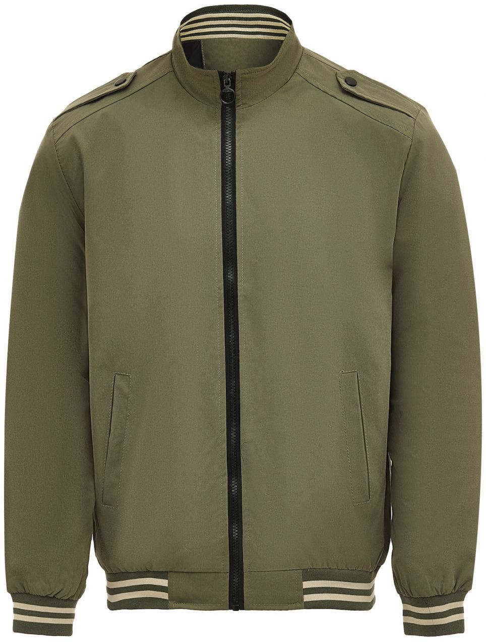 fernell Prechodná bunda  kaki / biela