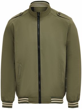 fernell Prechodná bunda  kaki / biela