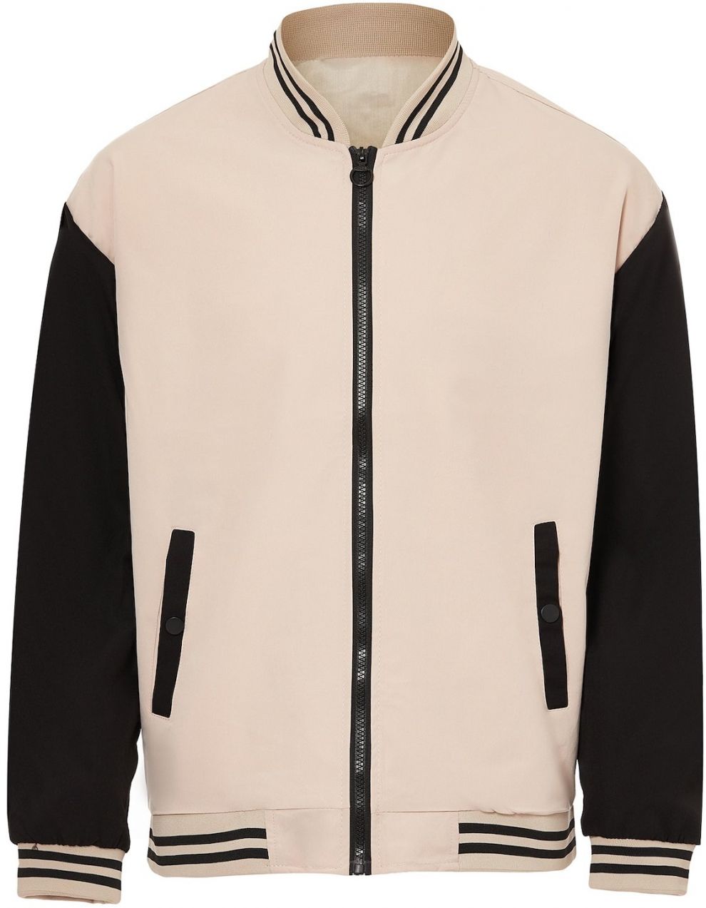 hoona Prechodná bunda  béžová / čierna