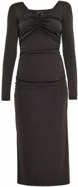 faina Šaty  čierna