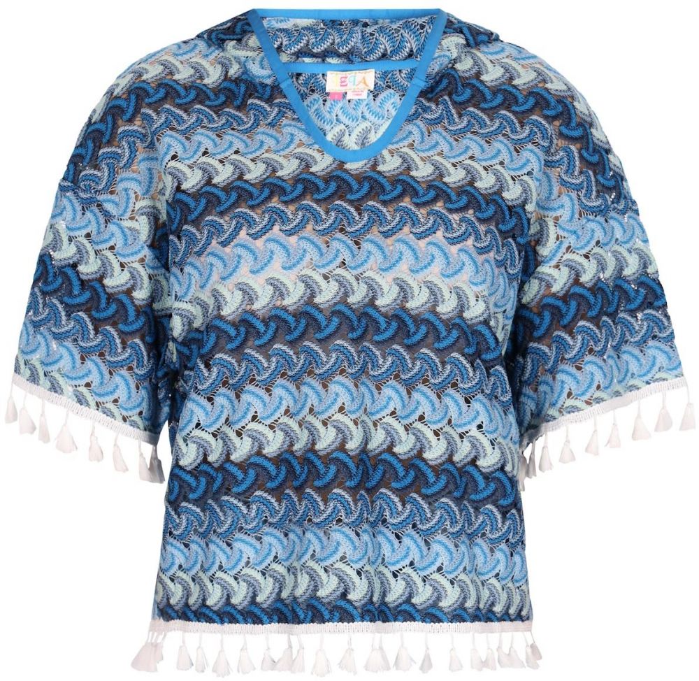 IZIA Tričko  azúrová / svetlomodrá / biela