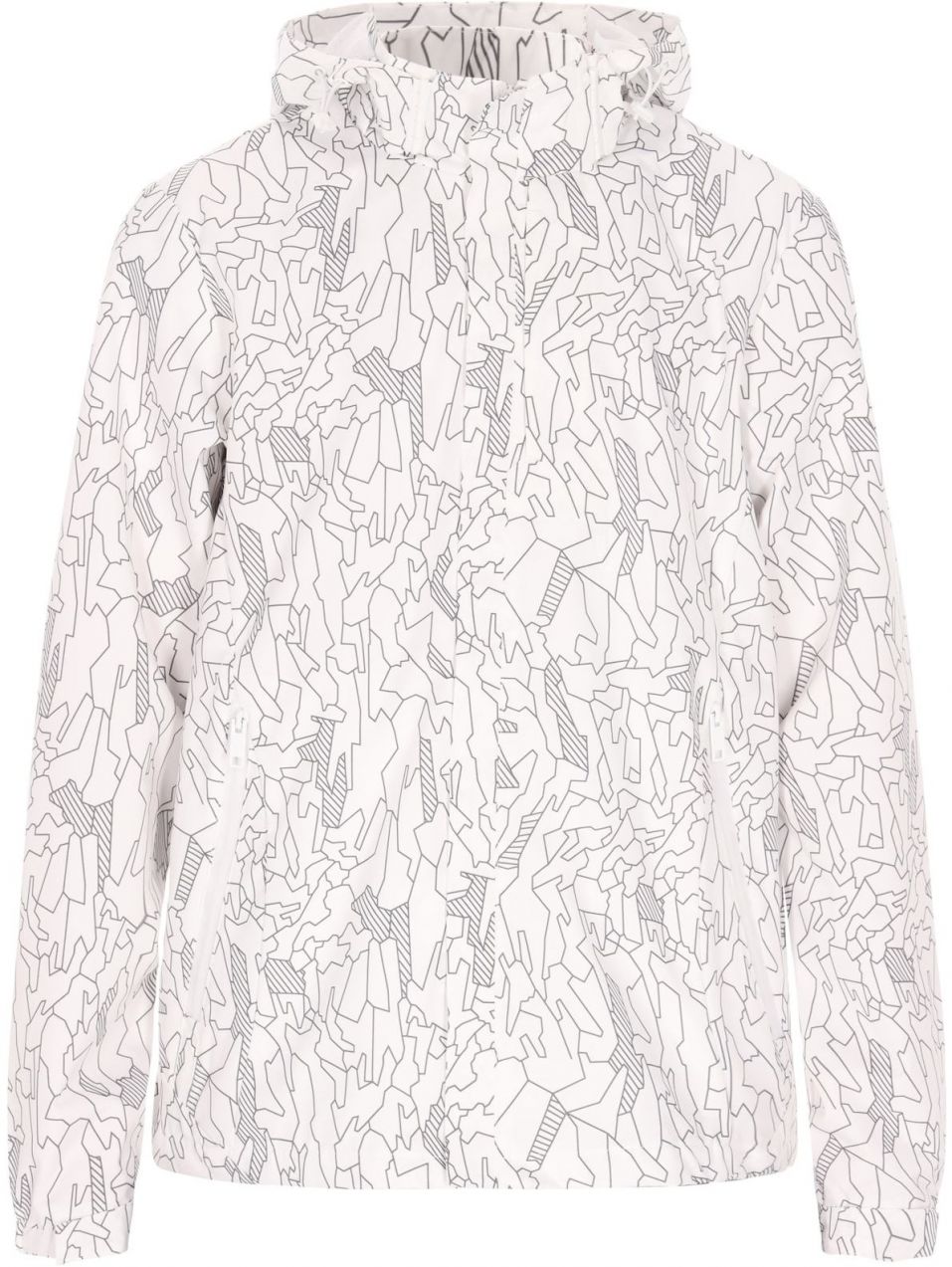 BRAELYN Prechodná bunda  svetlosivá / biela