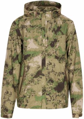 OCY Prechodná bunda  béžová / tmavohnedá / kaki / zelená melírovaná