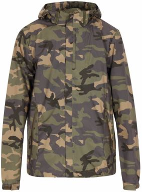 COSIMON Prechodná bunda  béžová / olivová / tmavofialová