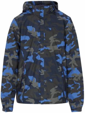 COSIMON Prechodná bunda  modrá / tmavomodrá / sivá