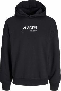 aprel Mikina  čierna / biela