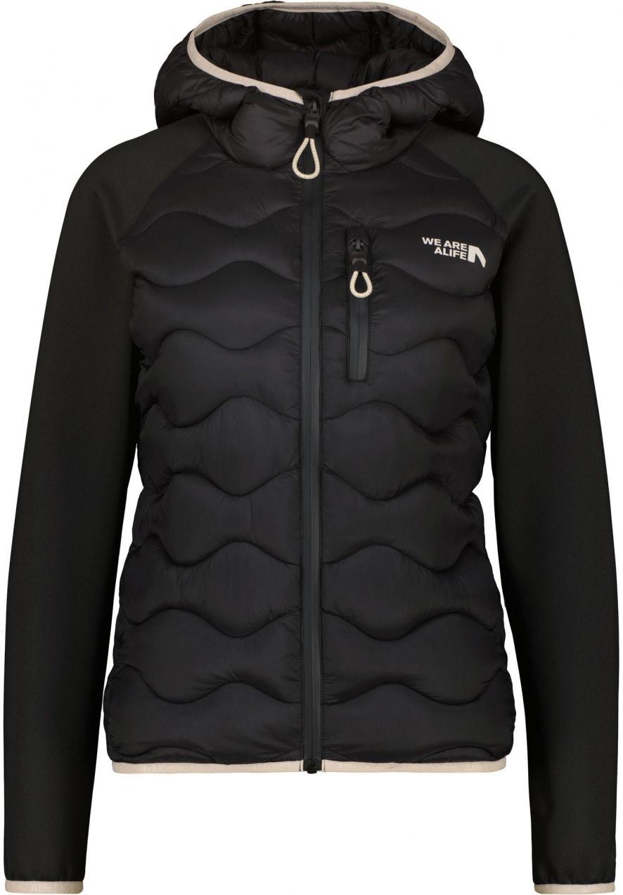 alife & kickin Prechodná bunda 'ArwenAK'  čierna / šedobiela