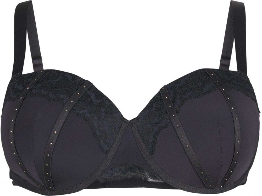 Devoted by Zizzi Podprsenka 'Lsasi'  čierna