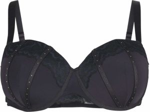 Devoted by Zizzi Podprsenka 'Lsasi'  čierna