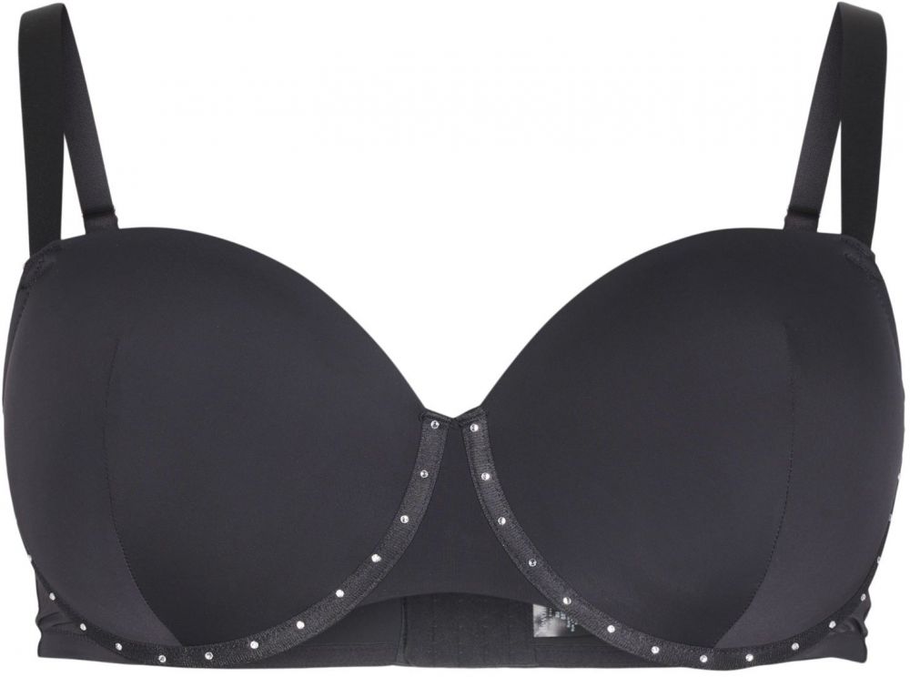 Devoted by Zizzi Podprsenka 'Ltammi'  čierna