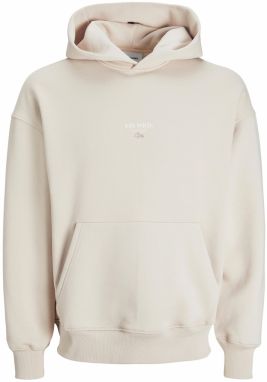 JACK & JONES Mikina 'JJEURBAN EDGE STUDIO'  krémová / biela