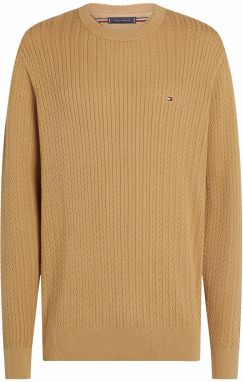 TOMMY HILFIGER Sveter  svetlohnedá