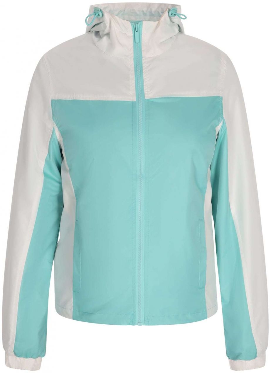 beach budz Prechodná bunda  tyrkysová / biela