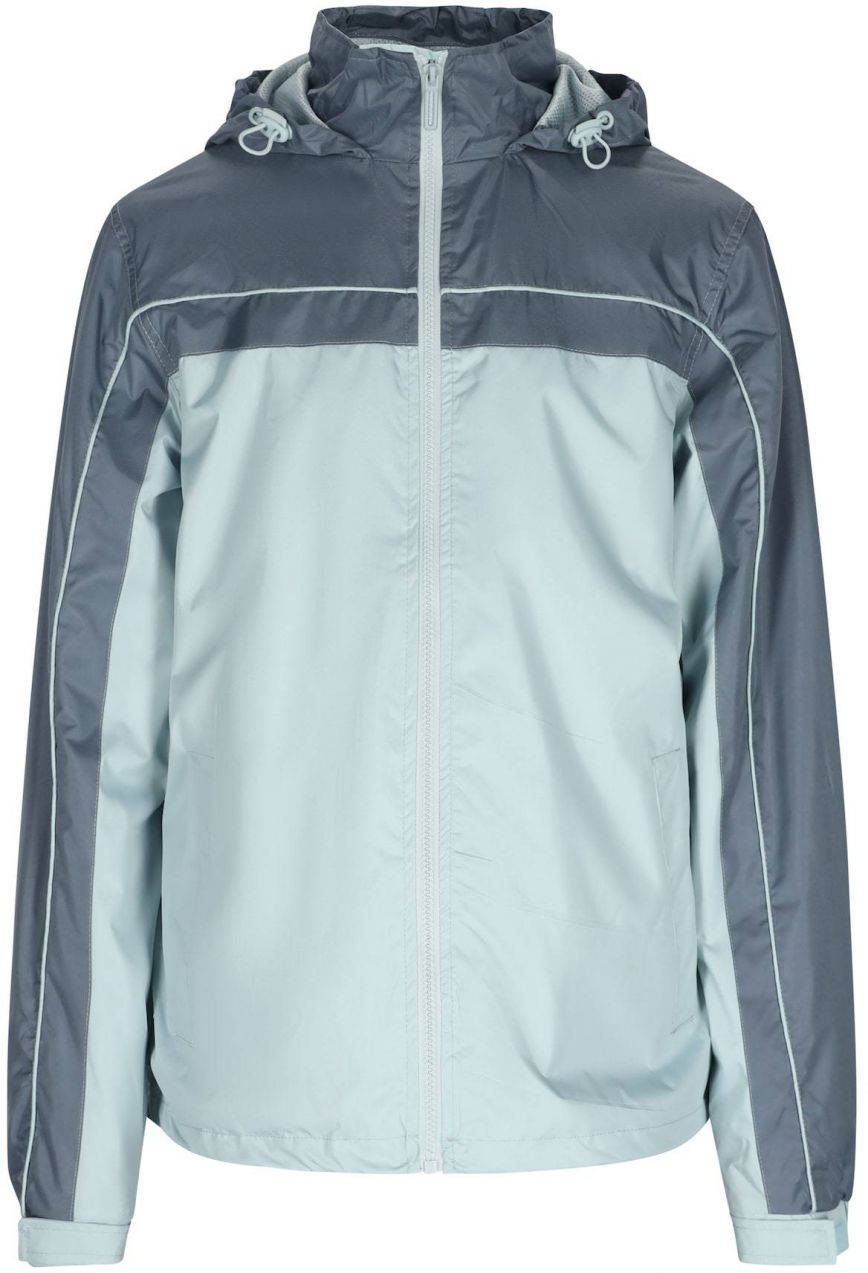 OCY Prechodná bunda  tyrkysová / sivá