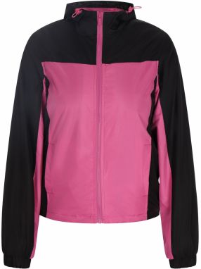 Libbi Prechodná bunda  svetloružová / čierna