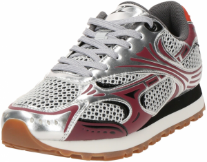 BRONX Nízke tenisky 'Tro-Nic'  bordová / strieborná