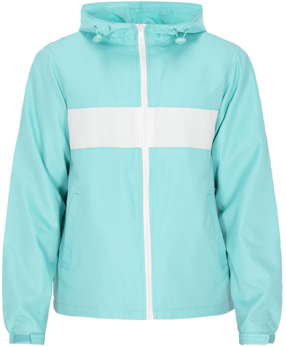 COSIMON Prechodná bunda  tyrkysová / biela